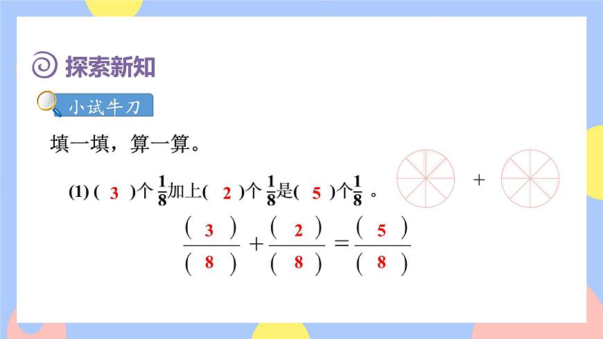 第5課時(shí)    同分母分?jǐn)?shù)的簡(jiǎn)單加、減法（授課課件）第8頁