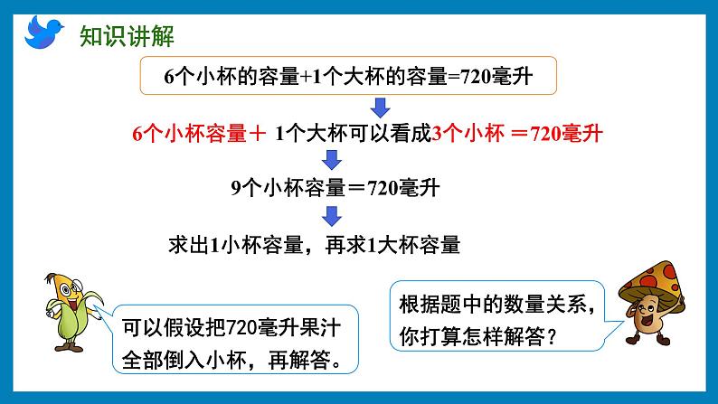 4.1 用假设的策略解决倍数关系问题(课件)苏教版六年级上册数学第5页