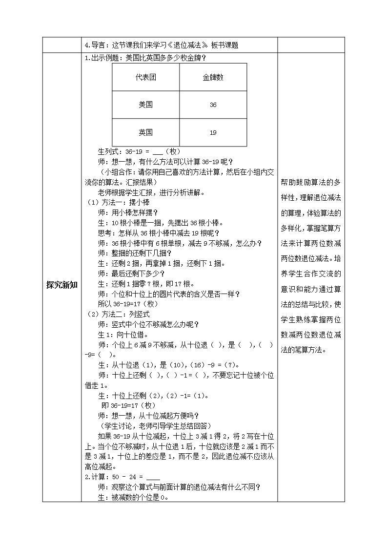 【核心素养】人教版数学二年级上册-2.2.2 退位减法 课件+教案+学案+分层作业（含教学反思和答案）02