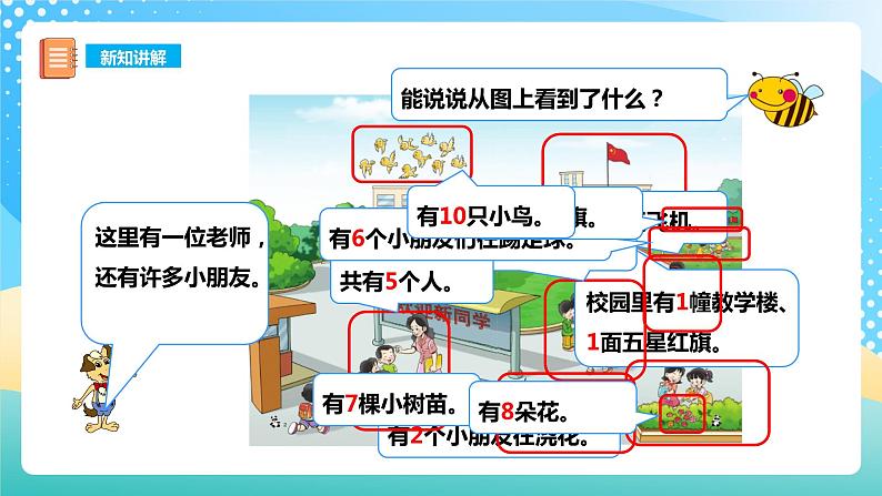 0 准备课 上学了 课件+教案+练习 西师大版一上数学04