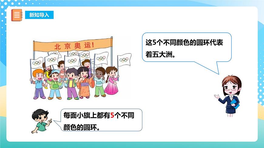 西師大版2上數(shù)學(xué) 1.5 5的乘法口訣 課件第5頁