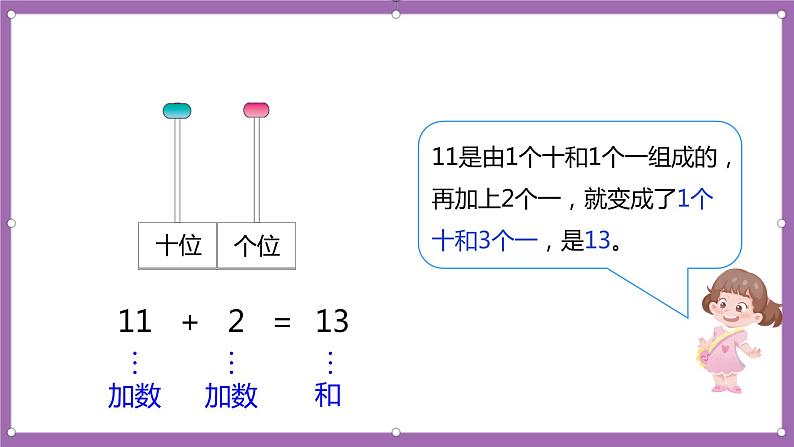 人教版数学一年级上册6.3《十加几、十几加几(不进位)和相应的减法》(课件+教案+导学案)08