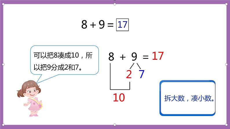 人教版数学一年级上册8.3《8、7、6加几(2)》(课件+教案+导学案)07