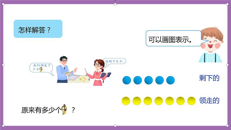 人教版数学一年级上册8.6《解决问题(2)》(课件+教案+导学案)05