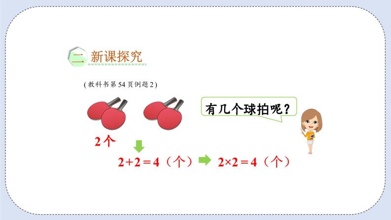 人教版数学二年级上册 4.4 2、3的乘法口诀 课件03