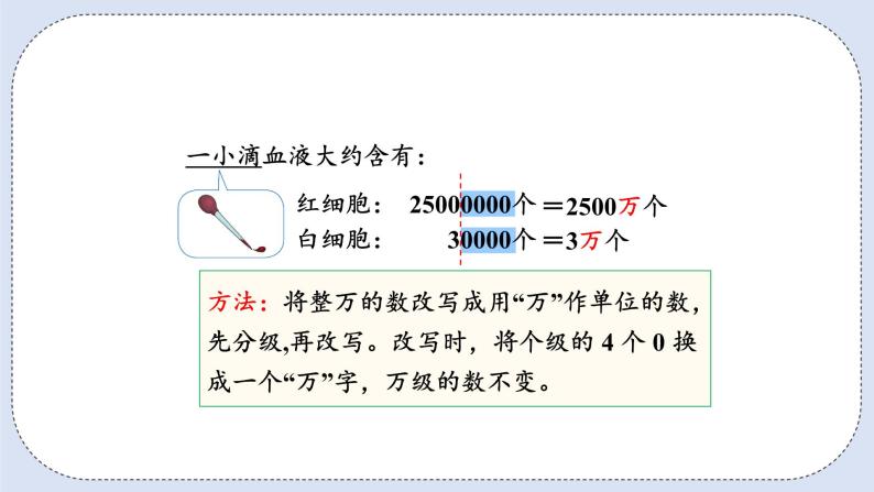 人教版数学四年级上册 1.5 将整万数改写成用“万”作单位的数 课件07