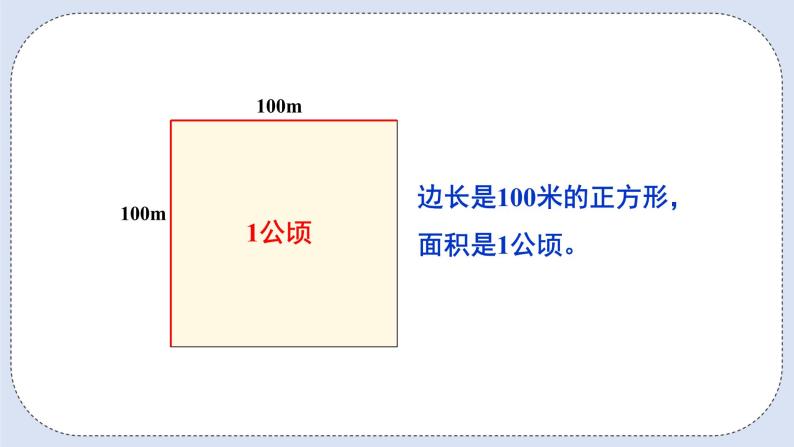 人教版数学四年级上册 2.1 认识公顷 课件07