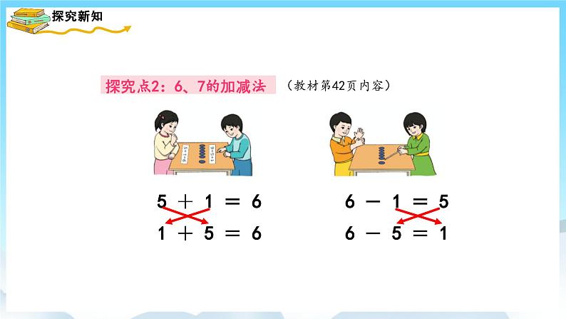 人教版数学一年级上册 5.2 6和7的加减法 课件第8页