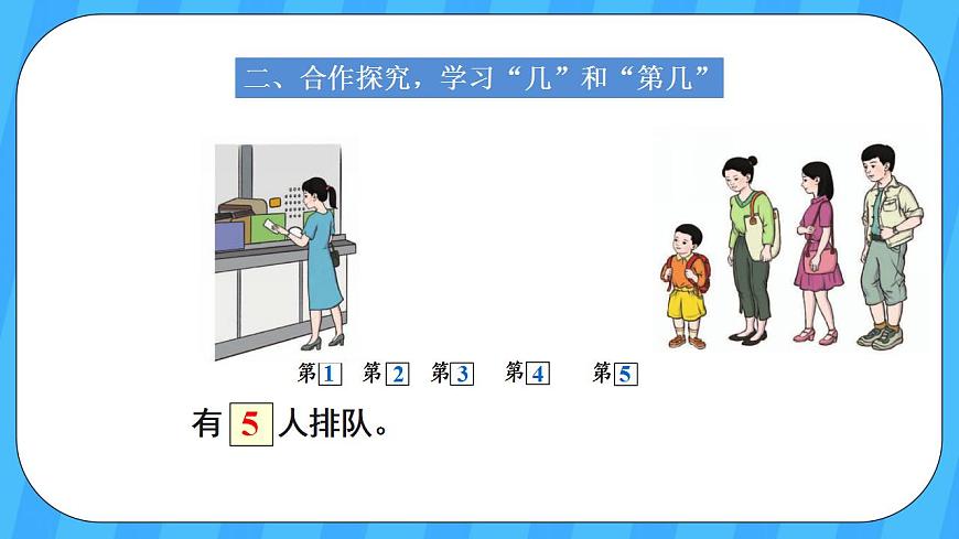 人教版數(shù)學(xué)一年級(jí)上冊(cè) 3.3《第幾》課件第3頁(yè)