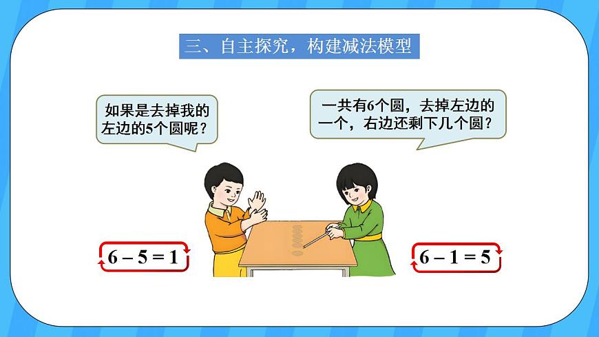 人教版數(shù)學一年級上冊 5.3《6和7的加減法》課件第4頁