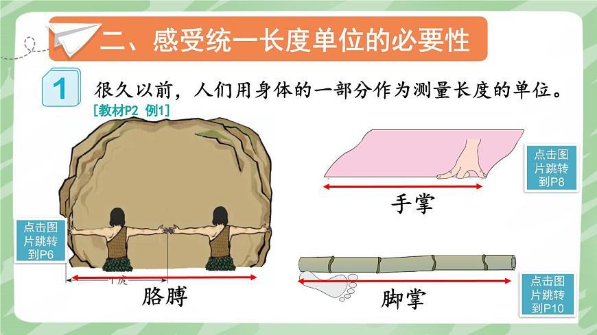 人教版小學(xué)數(shù)學(xué)2上 1《長度單位》第1課時(shí) 認(rèn)識(shí)厘米和用厘米量 課件第3頁