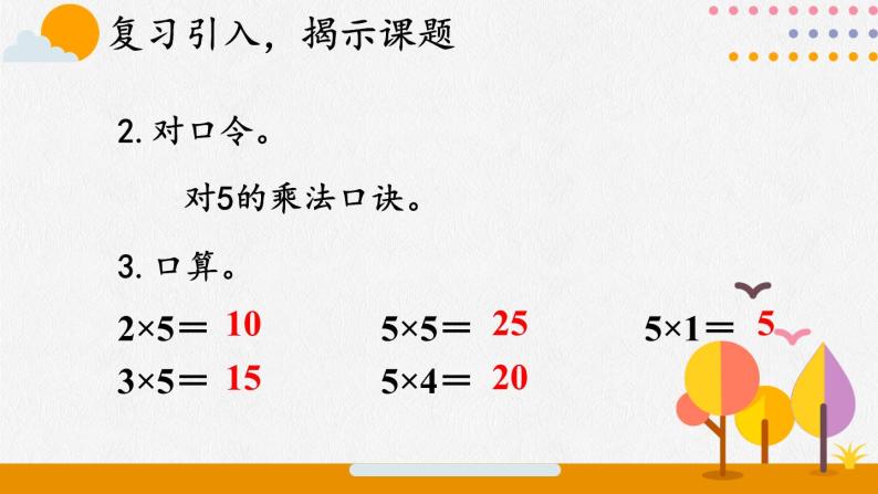 人教版小学数学2上 4《表内乘法（一）》2.2~6的乘法口诀 第2课时 2、3的乘法口诀 课件03