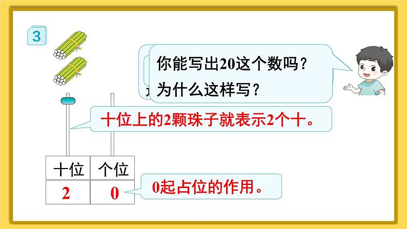 人教版小学数学1上 6《11~20各数的认识》第2课时 11~20各数的认识(2) 课件07