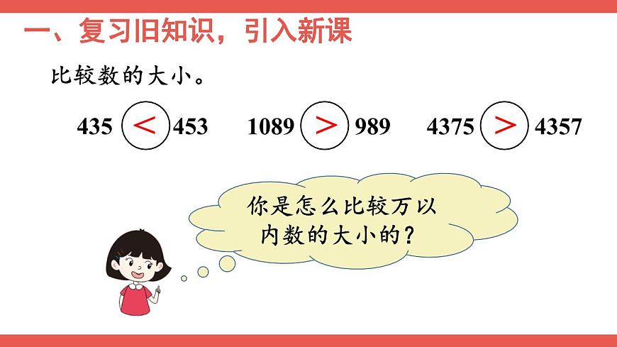 人教版小學(xué)數(shù)學(xué)4上 1《大數(shù)的認(rèn)識》第4課時 億以內(nèi)數(shù)的大小比較 課件第2頁