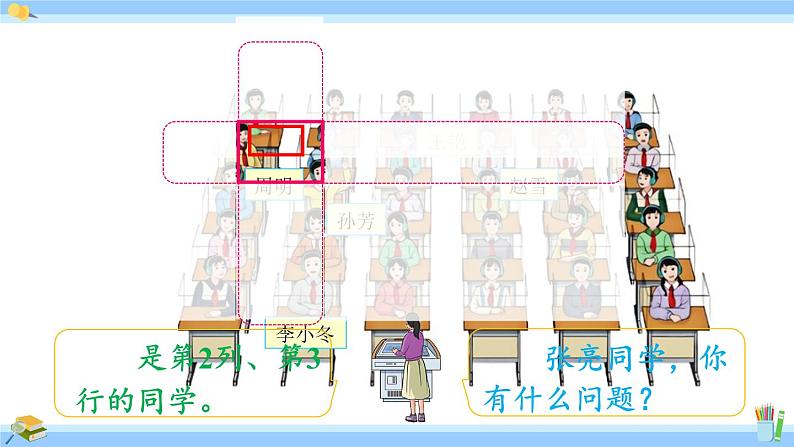 人教版小学数学5上 2《位置》第1课时 用数对表示物体的具体位置 课件第7页