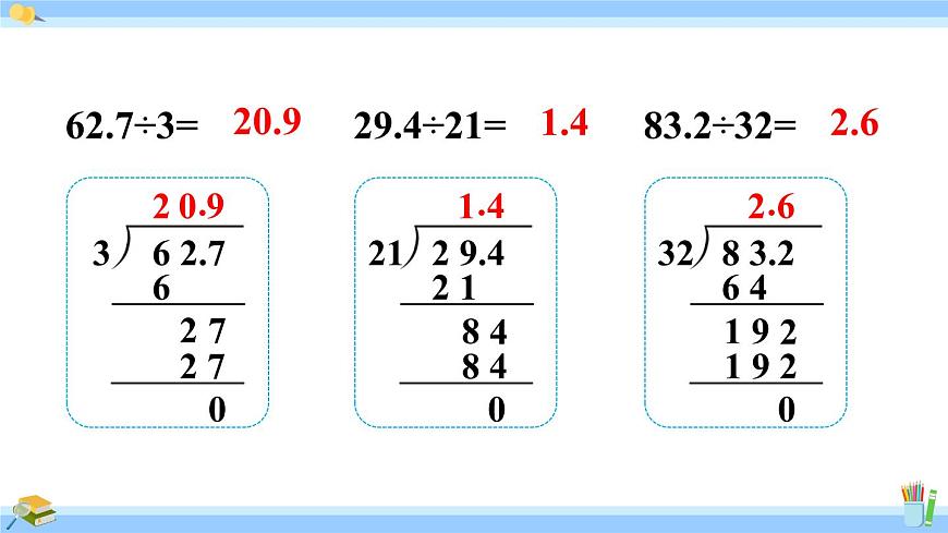 人教版小學(xué)數(shù)學(xué)5上 3《小數(shù)除法》第2課時(shí) 整數(shù)除以整數(shù)，商是小數(shù)的除法 課件第3頁(yè)