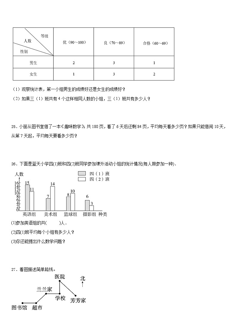 浙江省丽水市云和等两县2022-2023学年数学三下期末复习检测试题含答案第3页