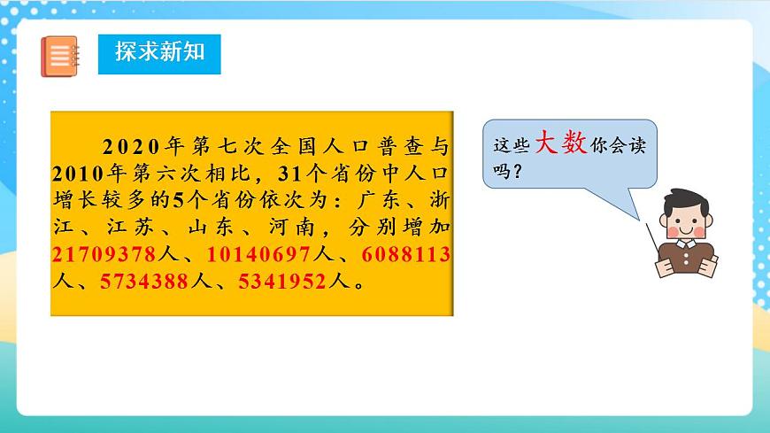 人教版數(shù)學四年級上冊第一單元_第02課時_《億以內(nèi)數(shù)的讀法》課件第7頁