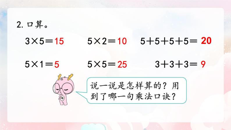 【核心素养】人教版小学数学二年级上册 4.5《4的乘法口诀》   课件+教案+同步分层作业（含教学反思和答案）04