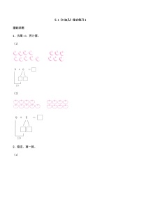 小学数学西师大版一年级上册9加几精品同步训练题