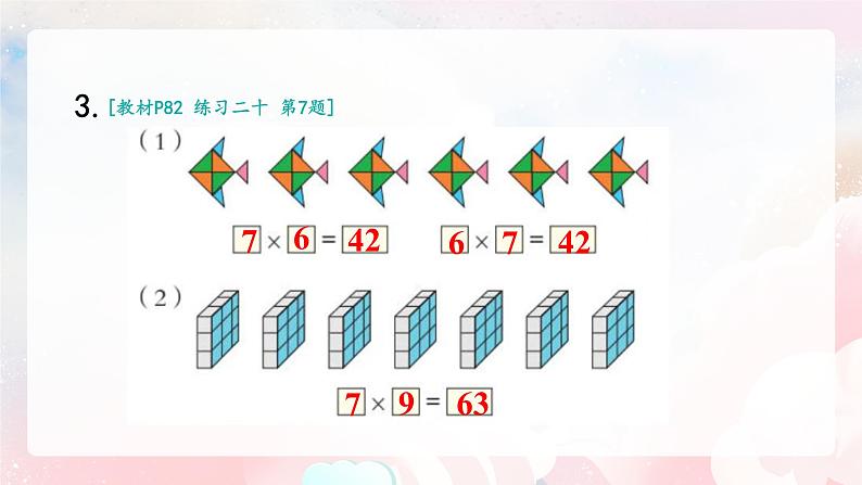 【核心素养】人教版小学数学二年级上册 6.5《练习课》 课件+教案+同步分层作业(含教学反思和答案)06