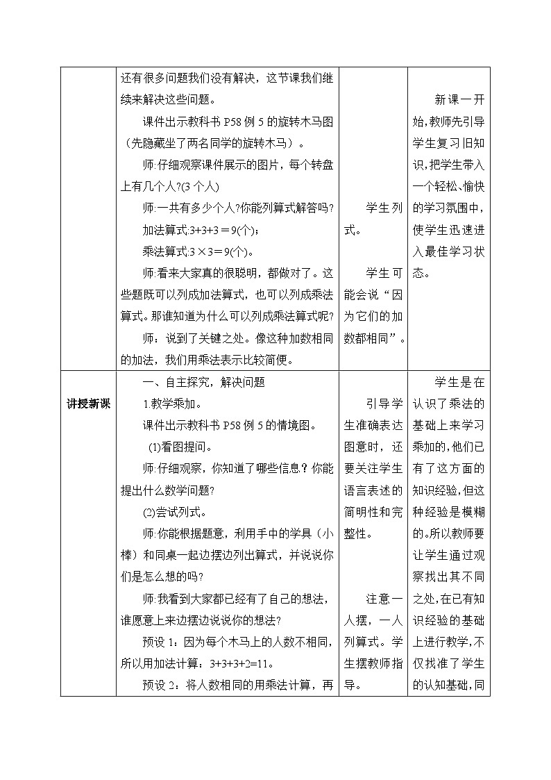 【核心素养】人教版小学数学二年级上册 4.6《乘加乘减》 课件+教案+同步分层作业(含教学反思和答案)02