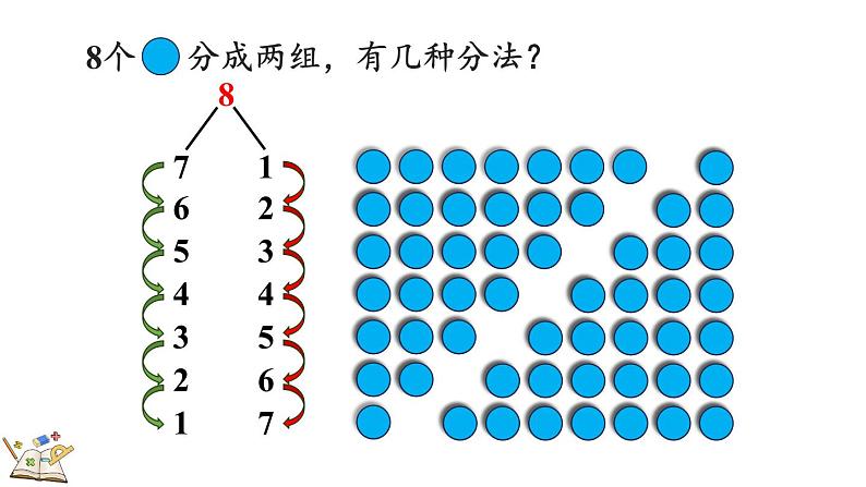 人教版数学一年级上册 5.11 8、9的组成 课件第5页