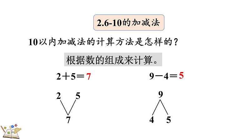 人教版数学一年级上册5.23 整理和复习 课件第8页