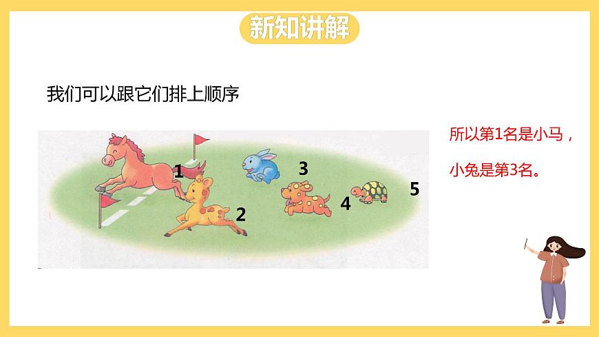 冀教版數(shù)學一上 2.5《順序》 課件第5頁