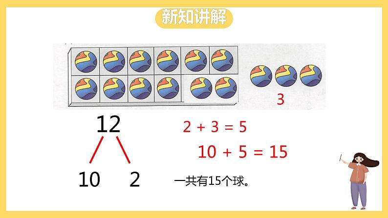 冀教版数学一上 8.1《十加几、十几加几》 课件+教案07