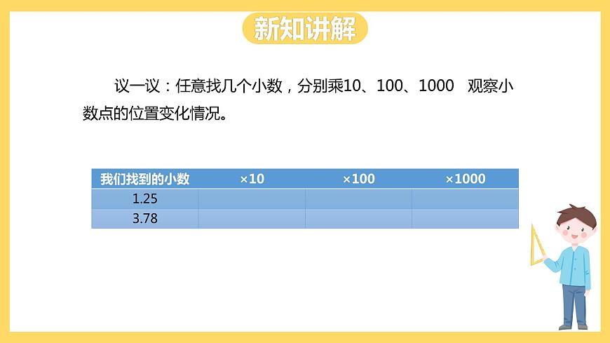 冀教版數(shù)學(xué)五上 2.1小數(shù)點(diǎn)位置向右移動(dòng)的規(guī)律和應(yīng)用  課件第5頁(yè)