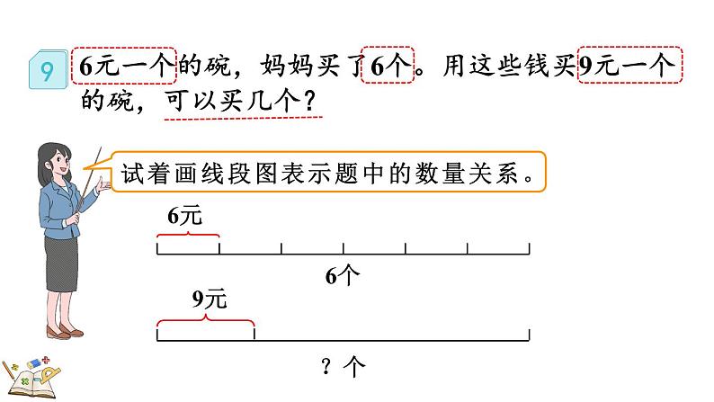 人教版数学三年级上册6.2.9 “归总”问题(课件)第5页