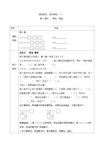 人教版二年级上册乘加 乘减学案设计