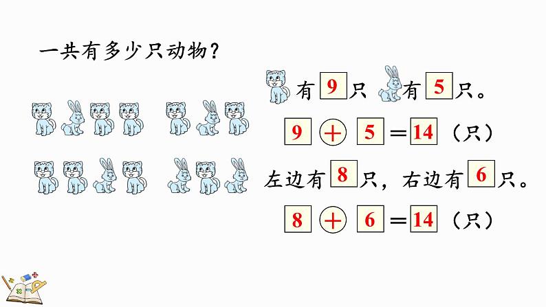 人教版数学一年级上册8.10 练习二十三(教学课件)03
