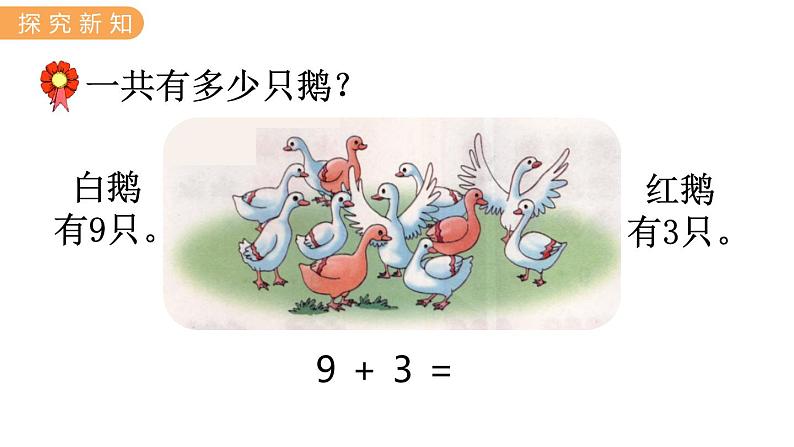 冀教版一年级数学上册课件 8.2 9加几第3页