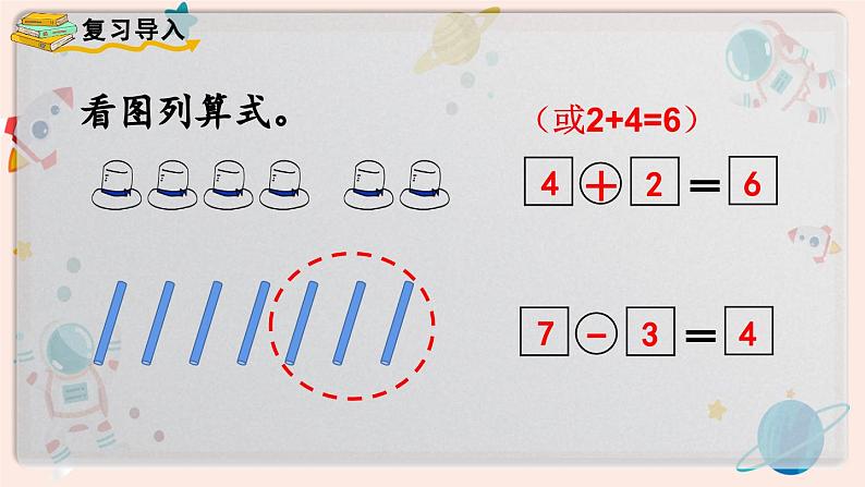 【最新教材插图】人教版小学一年级数学上册第五单元第三课时《解决问题》精品课件第2页