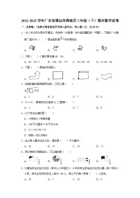 广东省清远市清城区2022-2023学年三年级下学期期末期末数学试卷