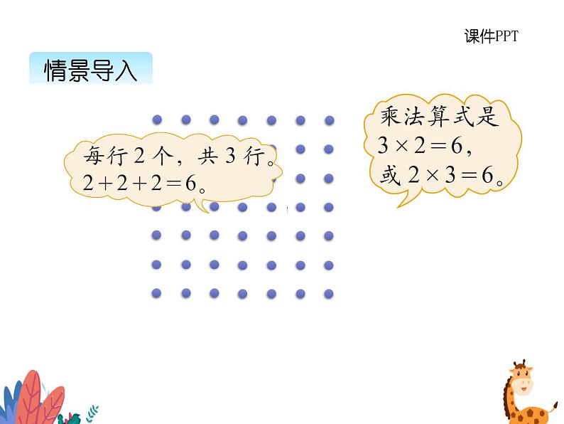 北师大版数学二年级上册 3.3有多少点子 课件第3页