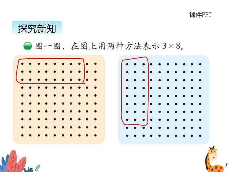 北师大版数学二年级上册 3.3有多少点子 课件第7页