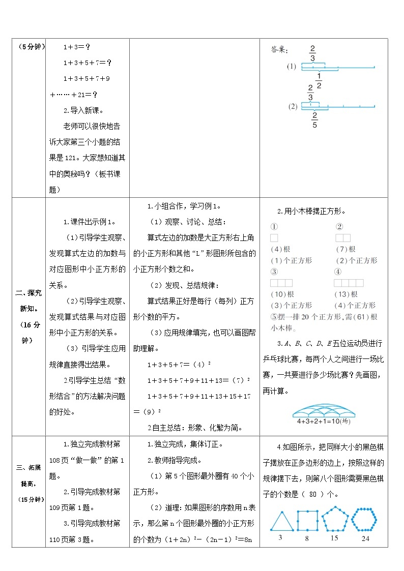 人教版六年级数学上册第八单元《数学广角--数与形》导学案02