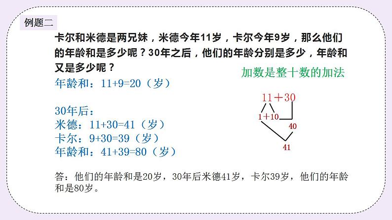 奥数一年级下册 第6讲:100以内加法 课件+教案+作业05