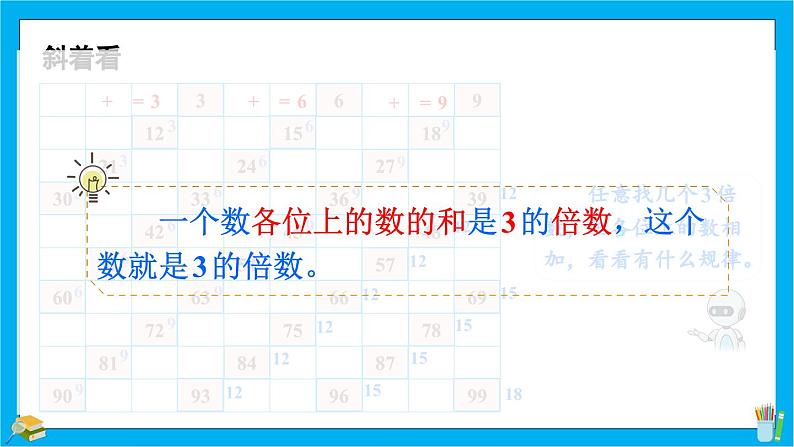 【核心素养】人教版小学数学五年级下册2.4 3的倍数的特征 课件(4)第7页