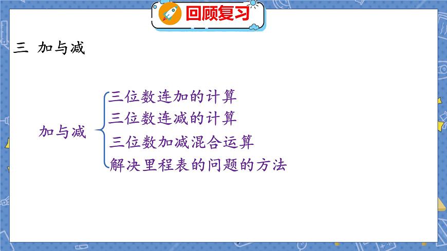 整理與復(fù)習(xí) 2 整理與復(fù)習(xí)(2) 北師數(shù)學(xué)3年級上【教學(xué)課件】第4頁