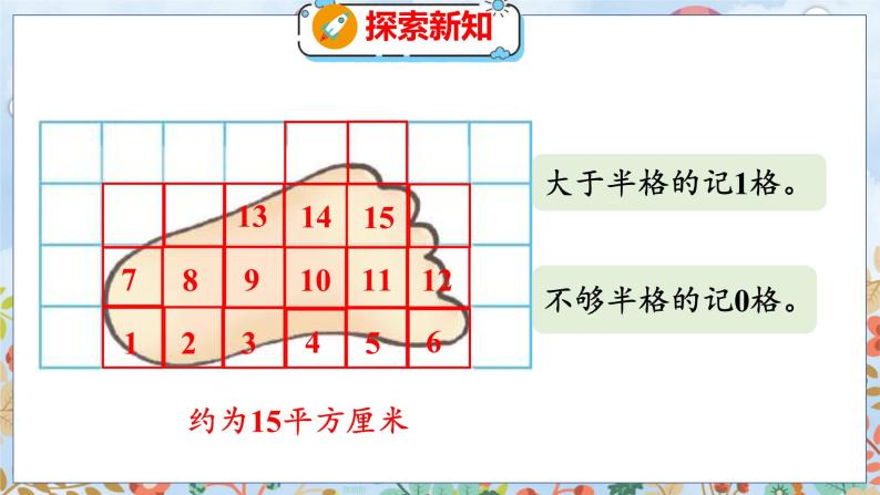 第6单元 2  探索活动：成长的脚印 北师数学5年级上【教学课件】07