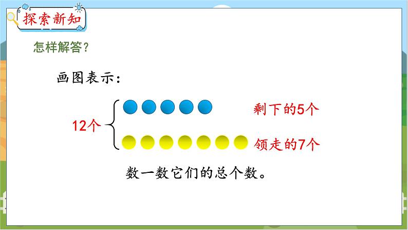 8.6 解决问题(2) 人教数学一年级上册【教学课件】05