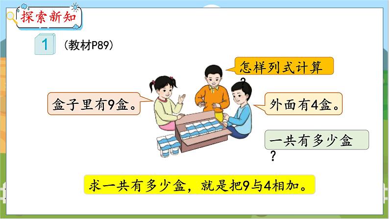 8.1 9加几 人教数学一年级上册【教学课件】第6页