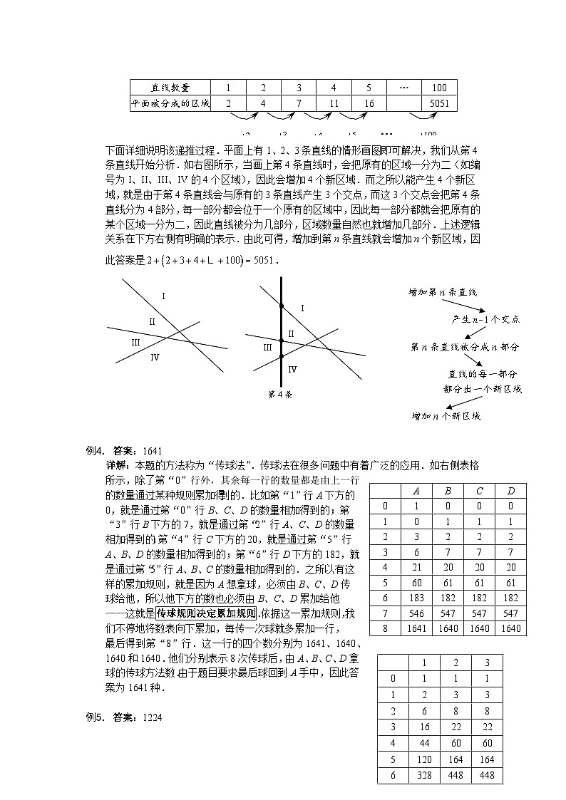 人教版六年级数学上册【详解】六年级(上)第03讲 递推计数仅答案第2页