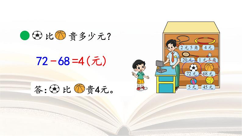 2.3解决简单的购物问题(课件)北师大版二年级上册数学第4页