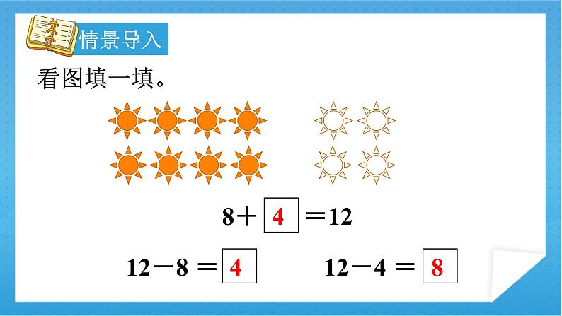 【核心素养】人教版小学数学一年级下册 第3课时 十几减7、6课件+ 教案(含教学反思)04