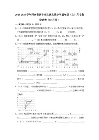 河南省新乡市红旗区实验小学2023-2024学年五年级上学期月考数学试卷（10月份）